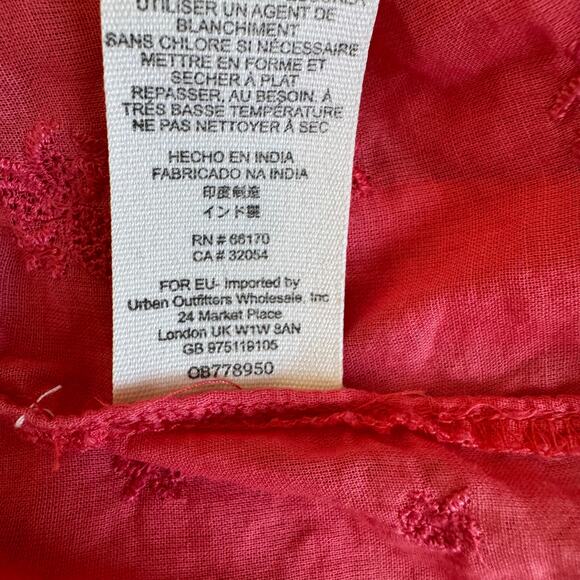 Free People Nobody Like You Boho Pintuck Lace Cotton Embellished Mini Dress XS - Picture 12 of 12